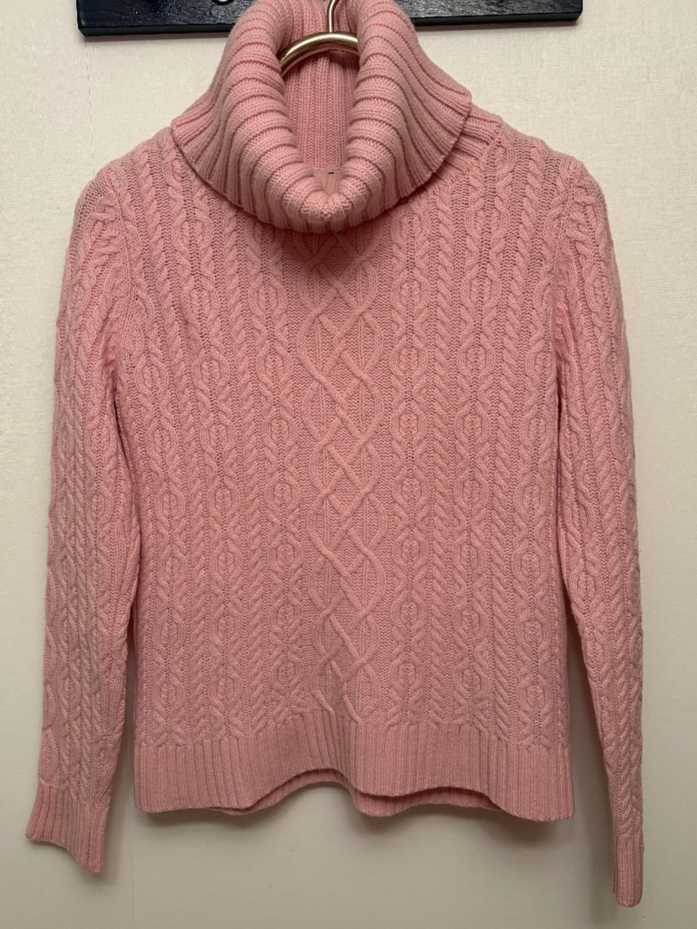 Lauren Ralph Lauren Pink Cowl Lambswool Seeater